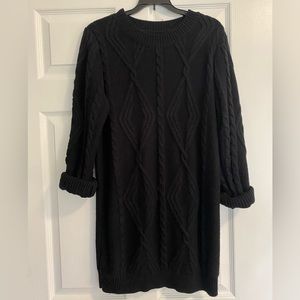 Shein Black Large short sweater dress.